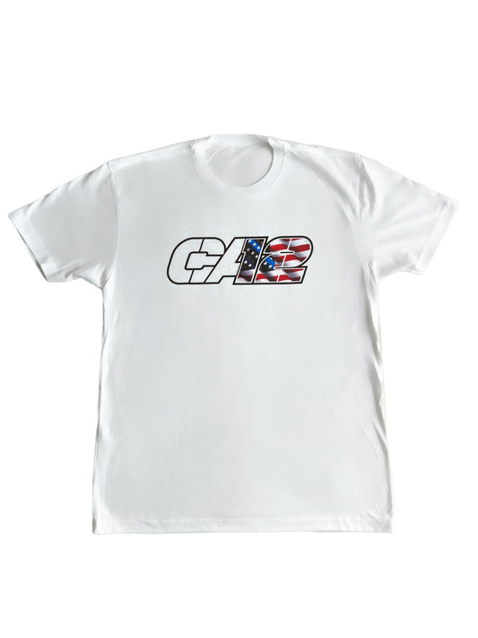 CA12 Logo White T-Shirt